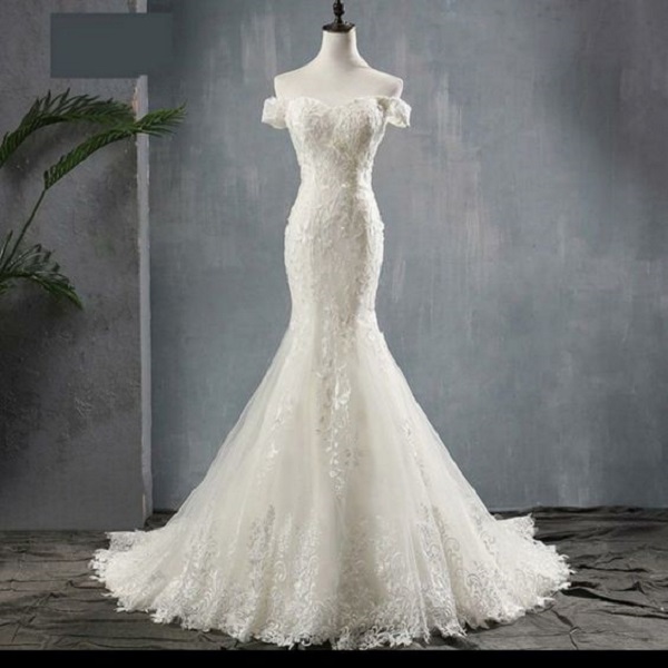 Perfect wedding dress.