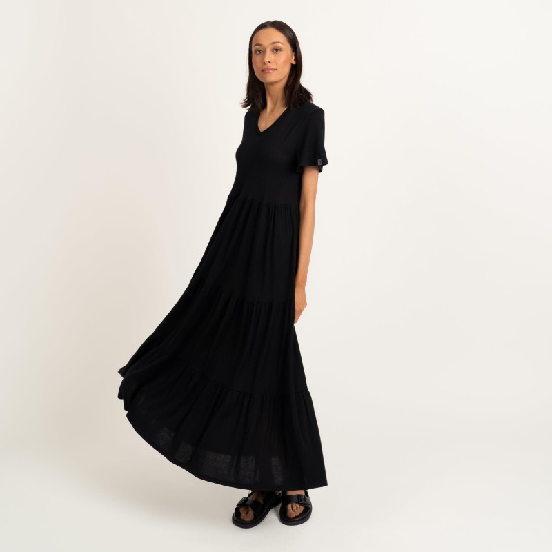 autumn winter wool long skirt for ladies