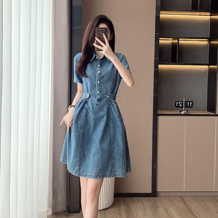 denim dress