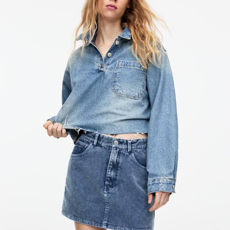 women's denim dress