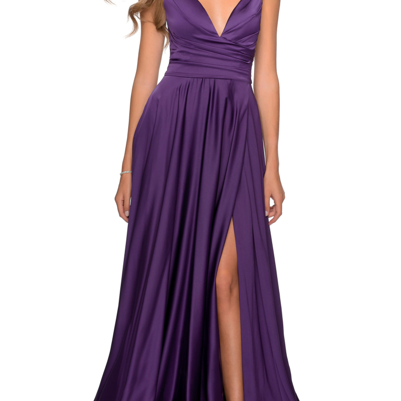 dark purple dress