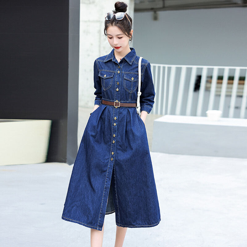 denim dress