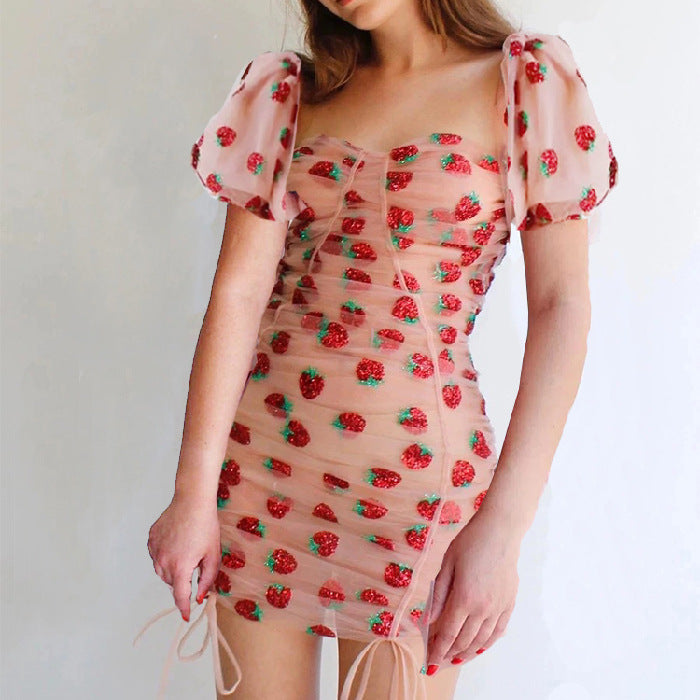 strawberry dress