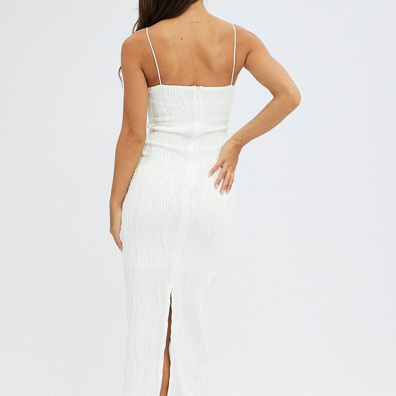 white maxi dress