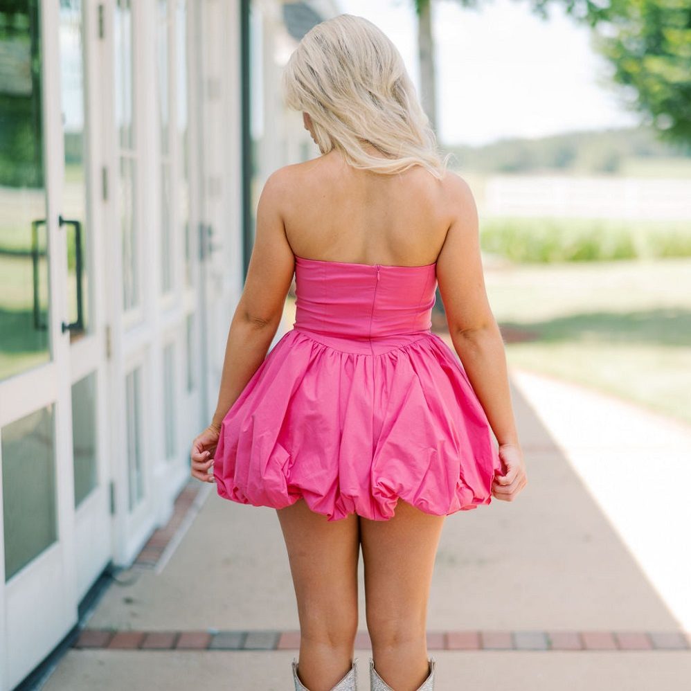 hot pink dress